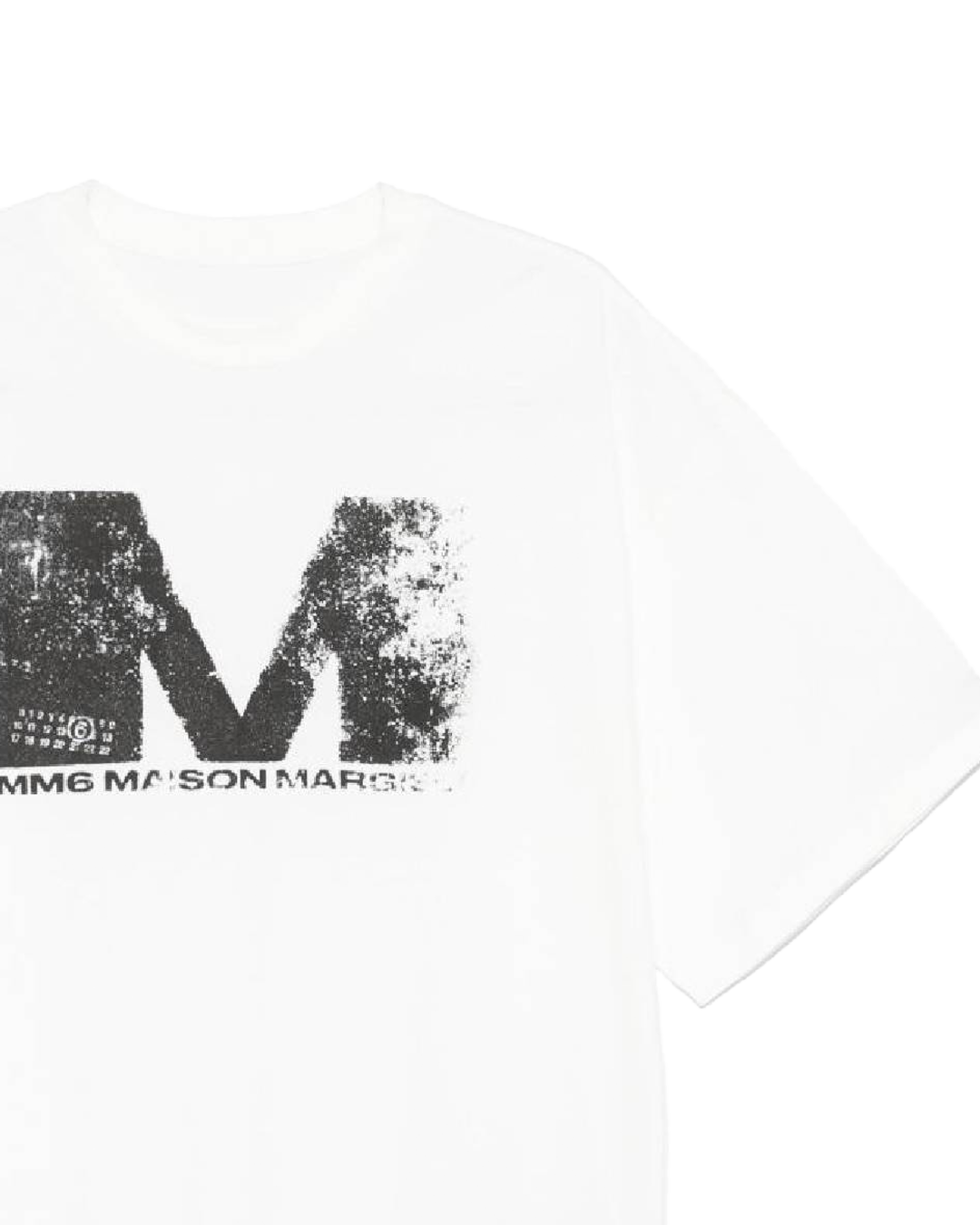 MM6 - White Graphic T-shirt