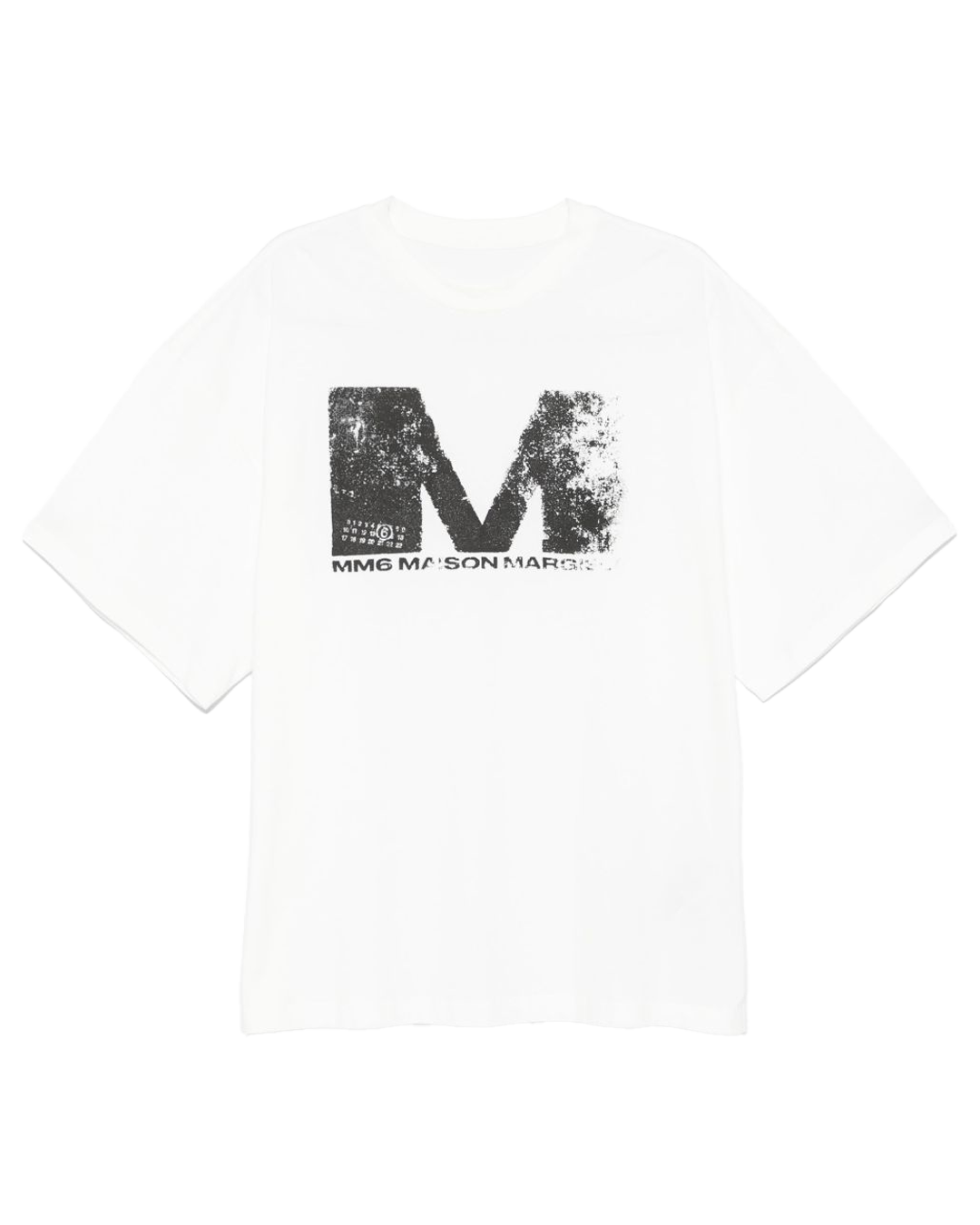 MM6 - White Graphic T-shirt