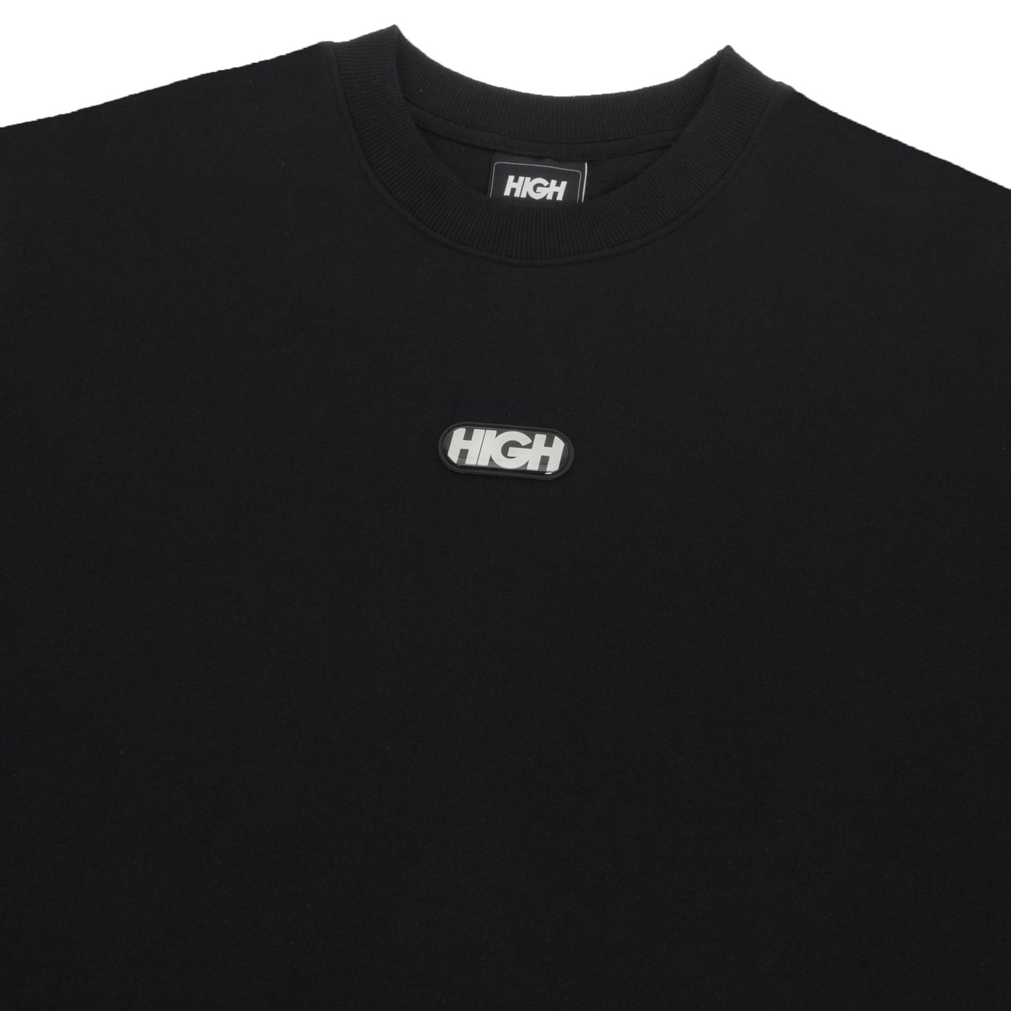 HIGH - CREWNECK FUZZY BLACK