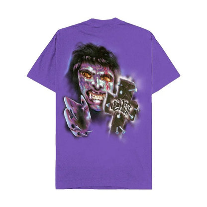 SUFGANG - CAMISETA SCARING THE EVIL PURPLE