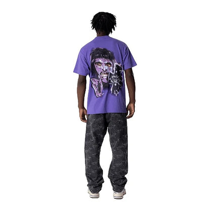 SUFGANG - CAMISETA SCARING THE EVIL PURPLE