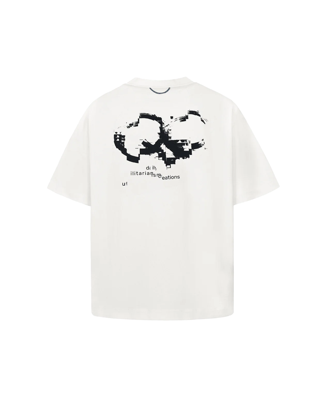 QUADRO - CAMISETA QC DESFRAGMENTADO BOXY OFF-WHITE