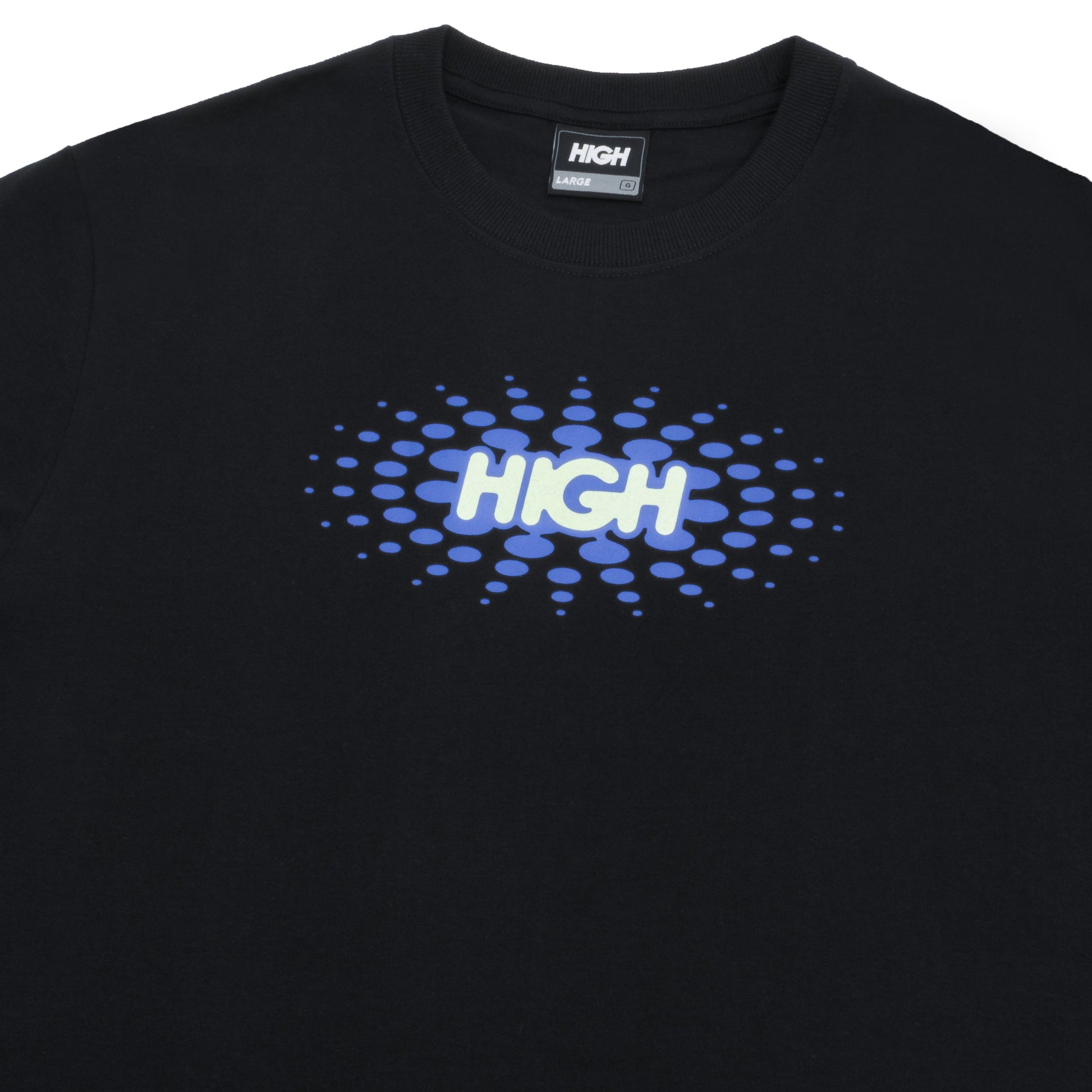 HIGH - CLUB LOGO TEE BLACK ALWAYS BUSY BRAND ABB