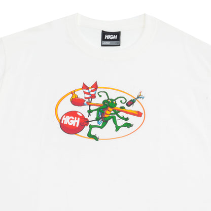 HIGH - FIRE STARTER TEE WHITE ALWAYS BUSY BRAND ABB