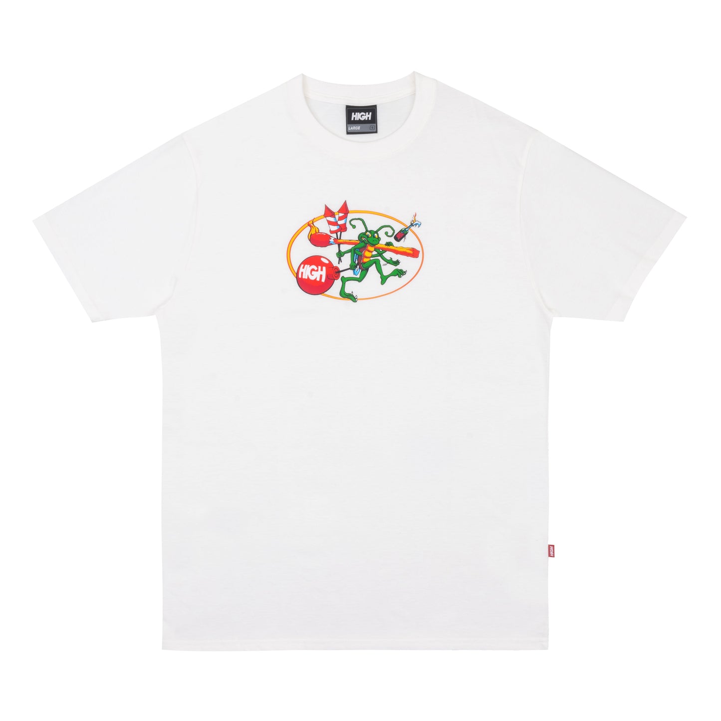 HIGH - FIRE STARTER TEE WHITE ALWAYS BUSY BRAND ABB