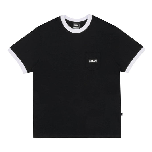 HIGH - POCKET TEE BLACK/WHITE ALWAYS BUSY BRAND ABB