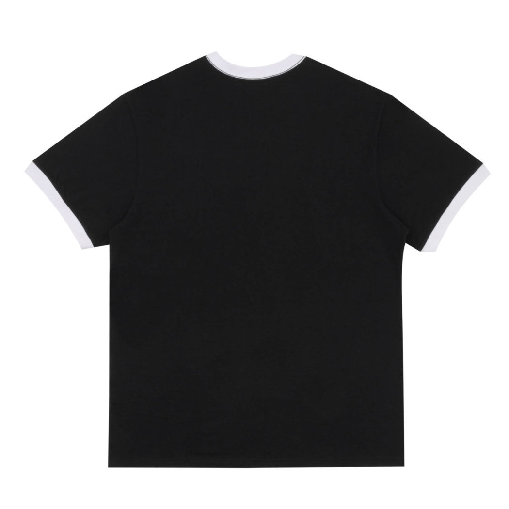 HIGH - POCKET TEE BLACK/WHITE ALWAYS BUSY BRAND ABB