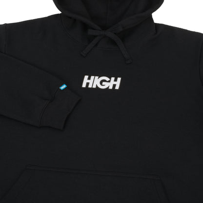 HIGH - HOODIE LOGO BLACK