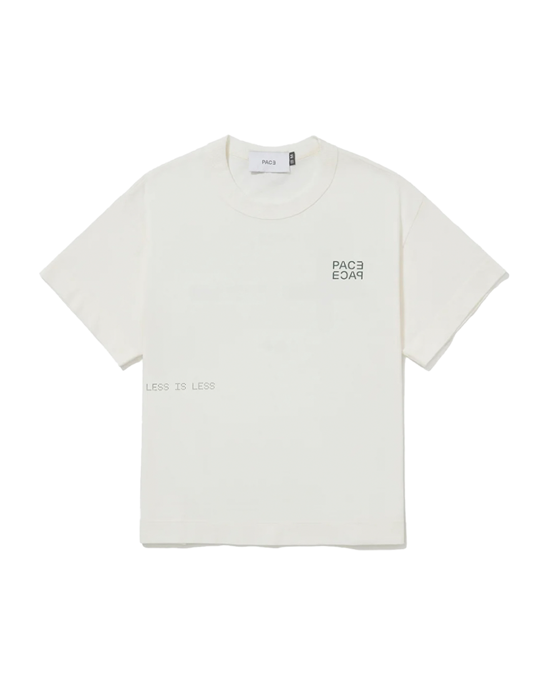 PACE - CAMISETA LESS IS LESS OFF WHITE