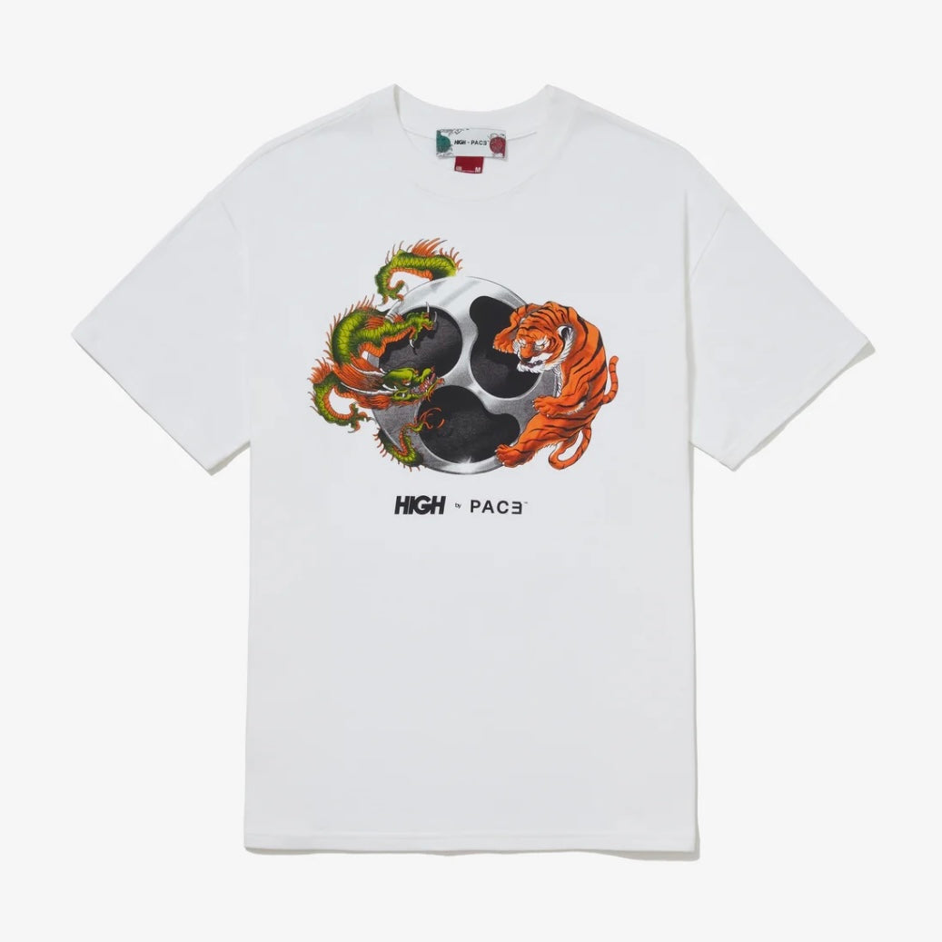 PACE - HIGH BY PACE TEE TOMOE WHITE ALWAYS BUSY BRAND ABB