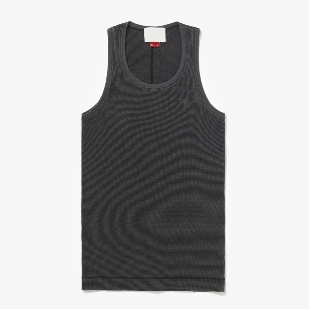 PACE - TANK TOP WAFFLE KNIT WASHED BLACK ALWAYS BUSY BRAND ABB