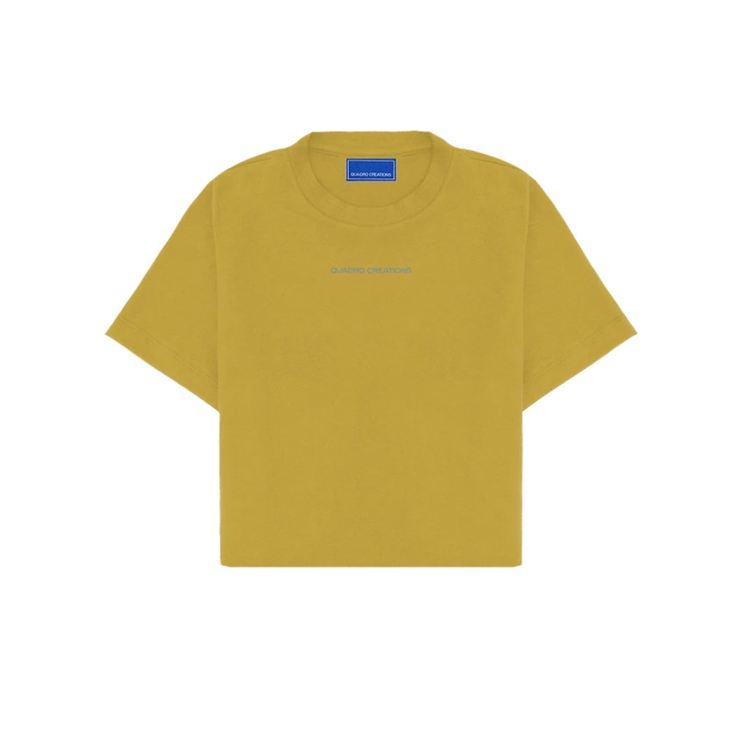 QUADRO - NAME LOGO YELLOW BABY TEE ALWAYS BUSY BRAND ABB