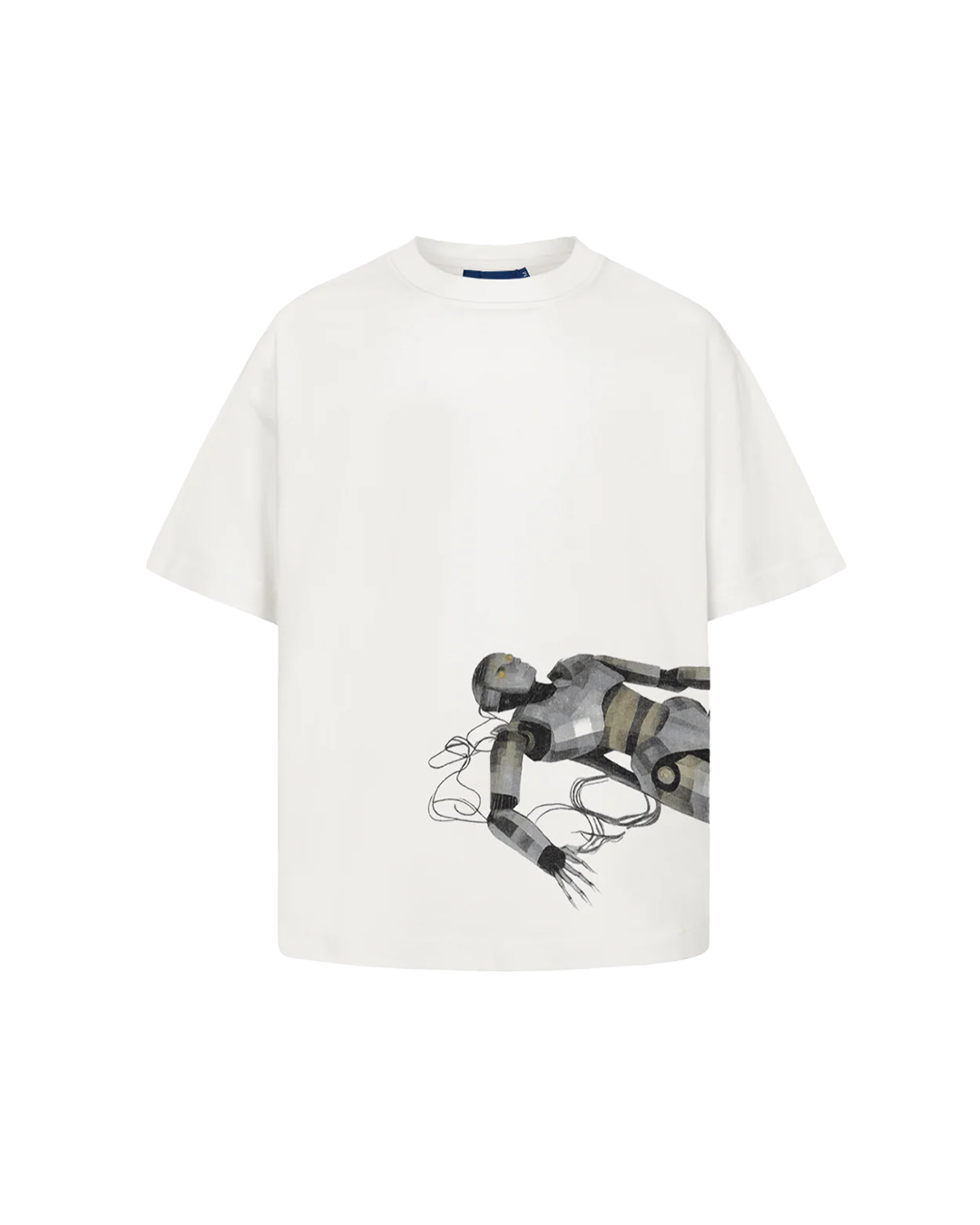 QUADRO - CAMISETA QC DOWN ROBOT BOXY OFF-WHITE