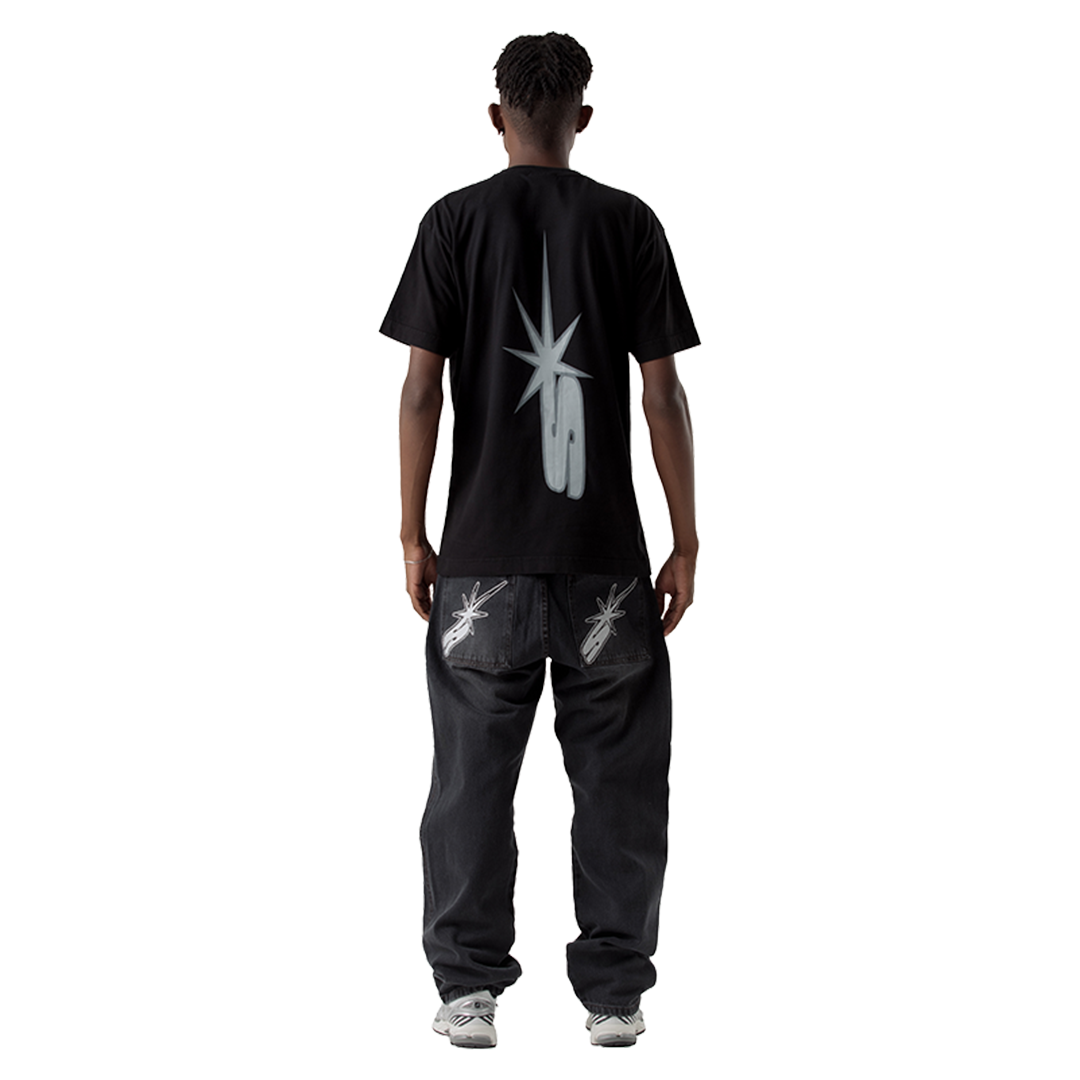 SUFGANG - S STAR BLACK TEE