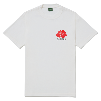 CARNAN - BLOSSOM HEAVY T-SHIRT OFF WHITE