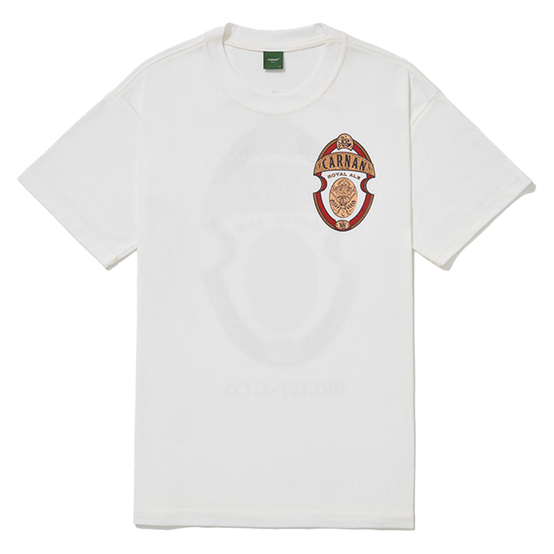 CARNAN - BREWING HEAVY T-SHIRT OFF WHITE