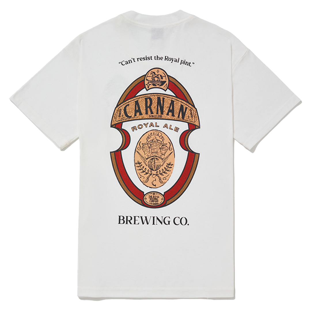 CARNAN - BREWING HEAVY T-SHIRT OFF WHITE