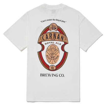 CARNAN - BREWING HEAVY T-SHIRT OFF WHITE