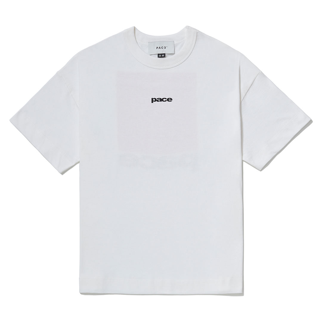 PACE - CHLADNI OVERSIZED TEE OFF WHITE