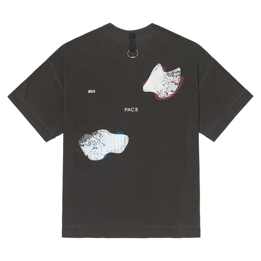 PACE - CLIMB TEE OVERSIZED WASHED BLACK