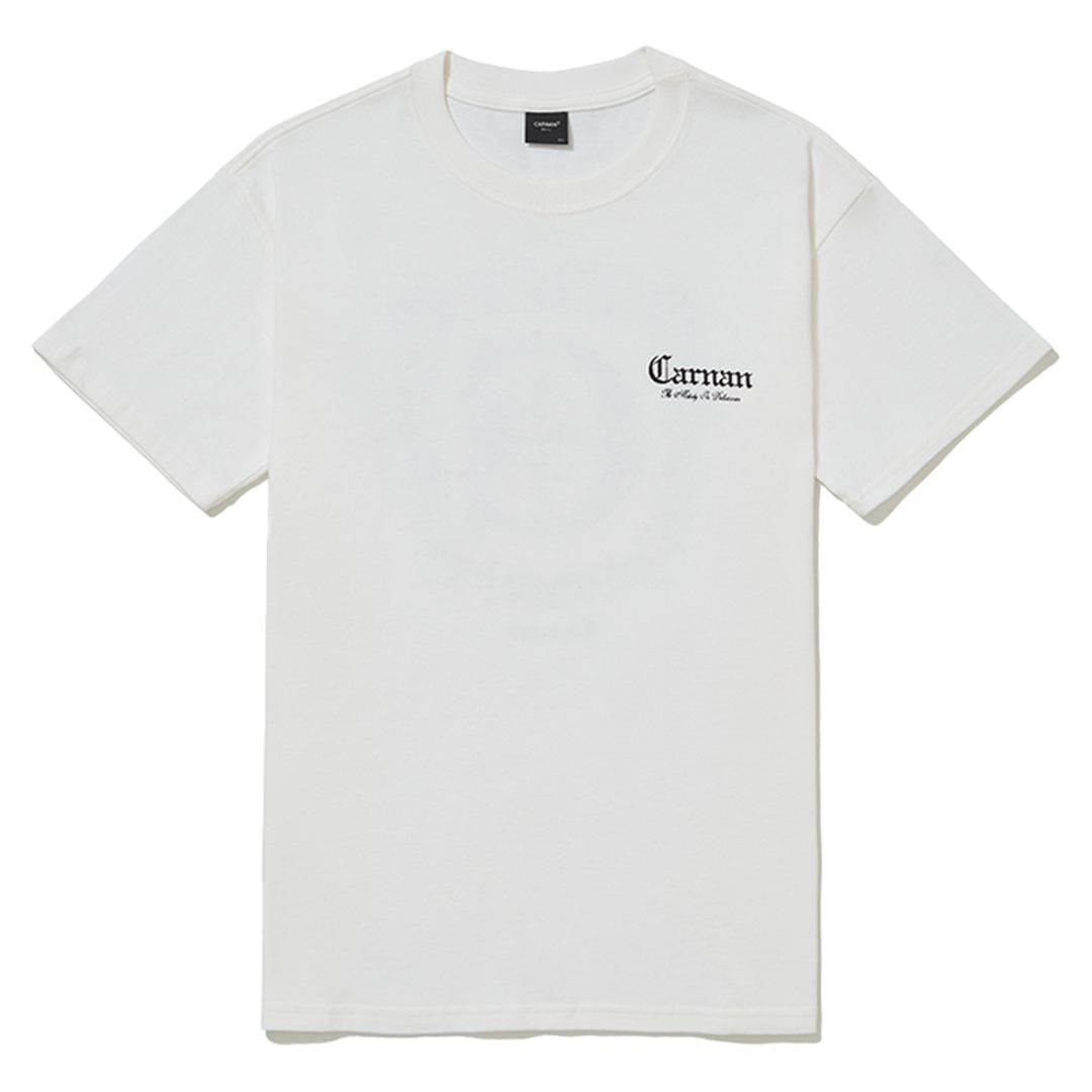 CARNAN - CREST CLASSIC T-SHIRT OFF WHITE