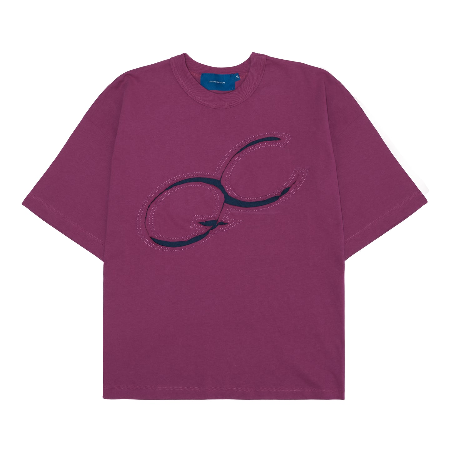 QUADRO - UNDERSTITCH MAGENTA T-SHIRT