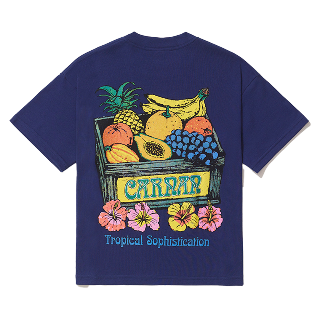 CARNAN - FRUIT BOXY T-SHIRT NAVY