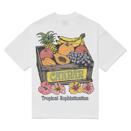 CARNAN - FRUIT BOXY T-SHIRT OFF WHITE