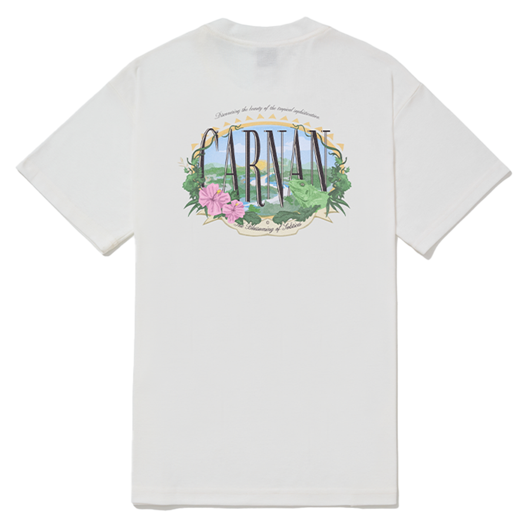 CARNAN - IGUANA HEAVY T-SHIRT OFF WHITE