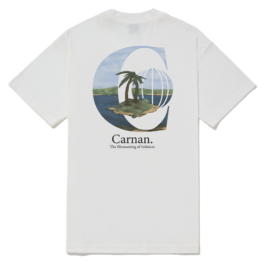 CARNAN - ISLAND HEAVY T-SHIRT OFF WHITE