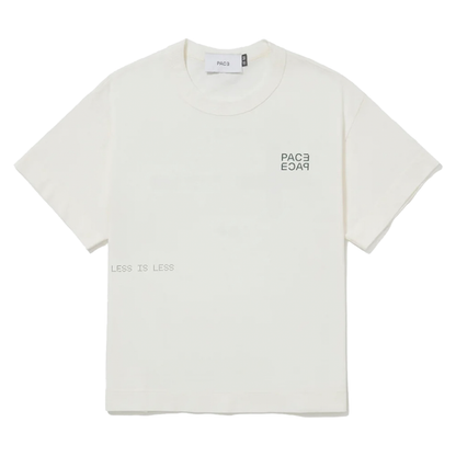 PACE - CAMISETA LESS IS LESS OFF WHITE