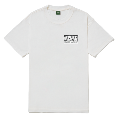 CARNAN - RECORDS HEAVY T-SHIRT OFF WHITE