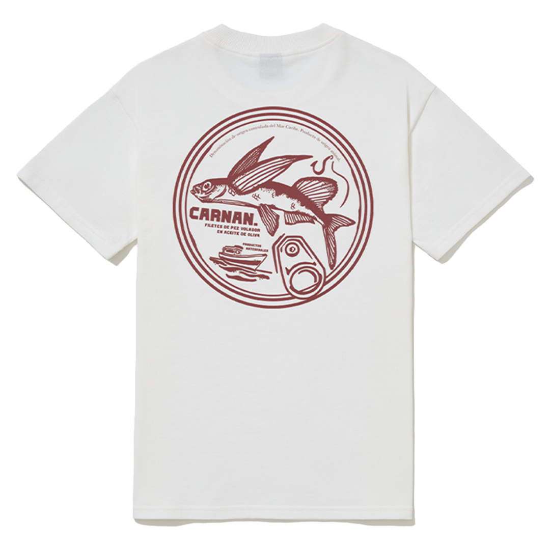 CARNAN - SARDINE CLASSIC T-SHIRT OFF WHITE