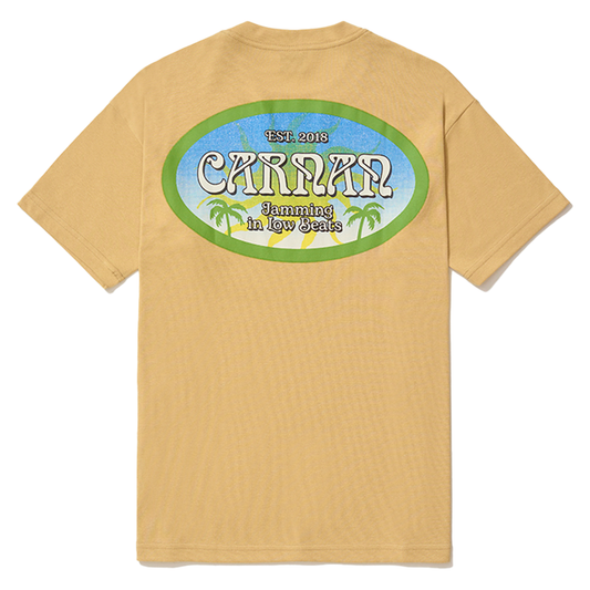 CARNAN - STAMP HEAVY T-SHIRT BEIGE