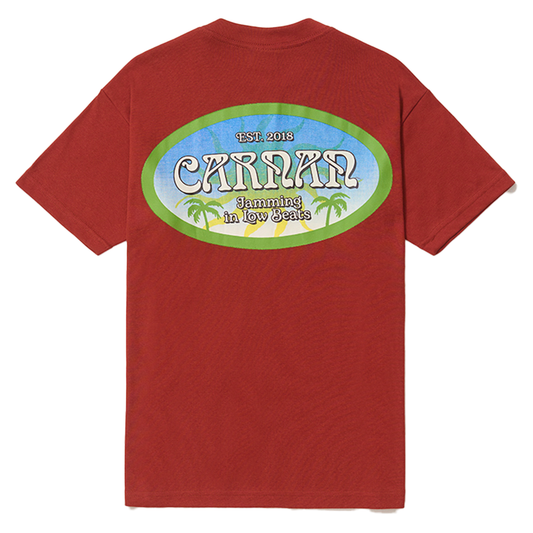 CARNAN - STAMP HEAVY T-SHIRT TERRACOTA