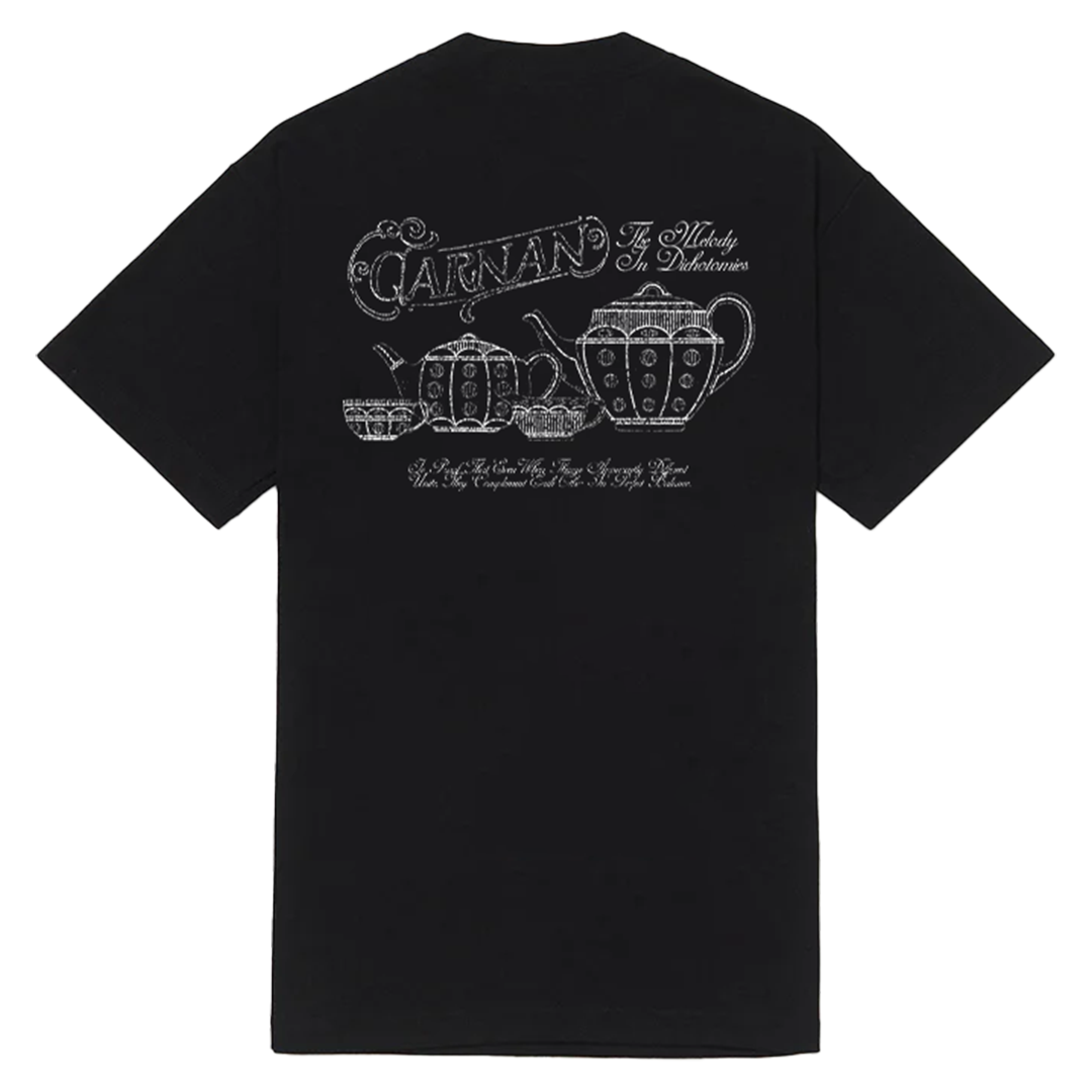 CARNAN - TEA TIME T-SHIRT BLACK