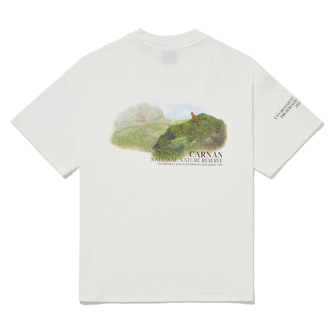 CARNAN - WILDLIFE HEAVY T-SHIRT OFF WHITE