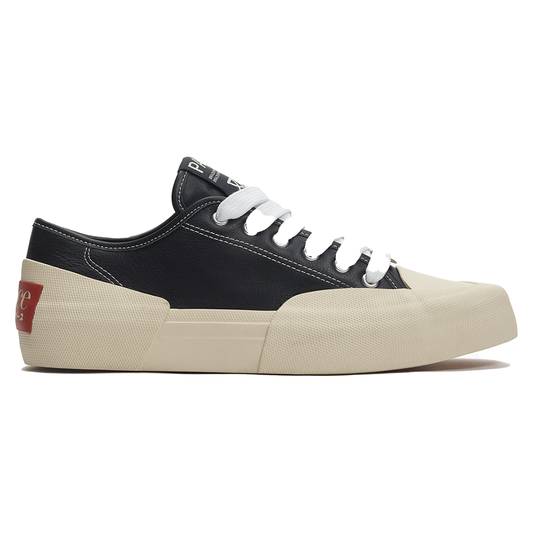 PACE - YACHT-RUBBER LEATHER LOW BLACK