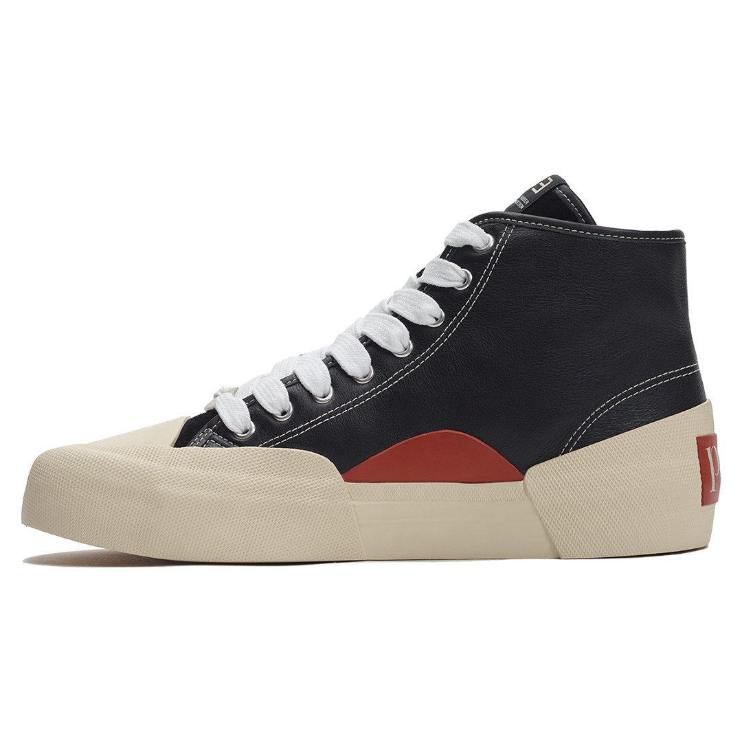 PACE - YACHT-RUBBER LEATHER HIGH BLACK