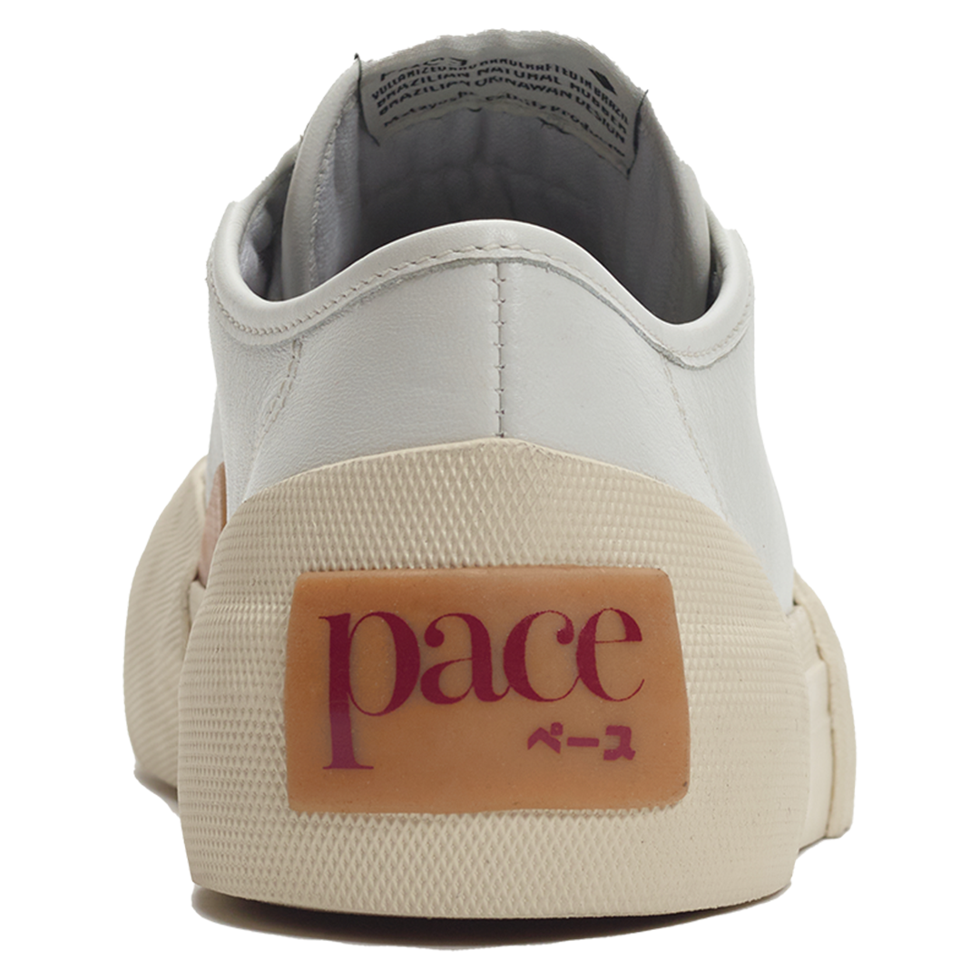 PACE - YACHT-RUBBER LEATHER LOW OFF WHITE