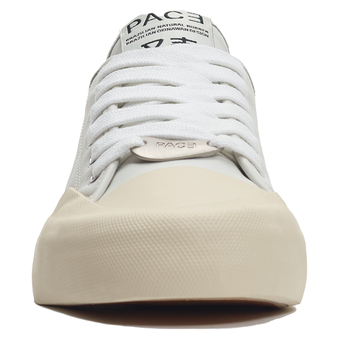 PACE - YACHT-RUBBER LEATHER LOW OFF WHITE